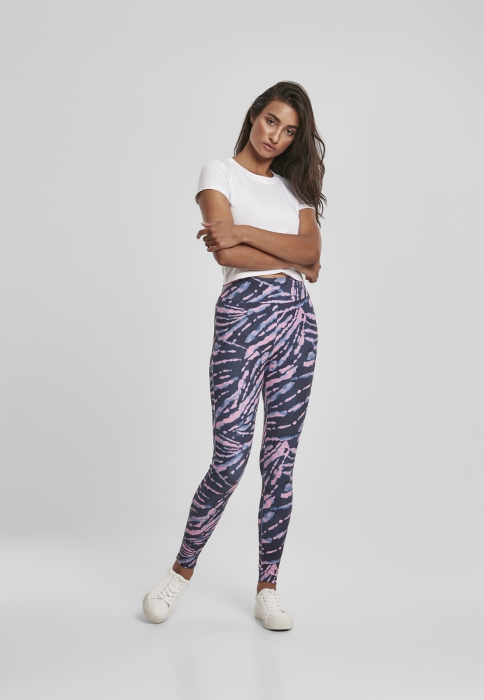 Colant High Waist Tie Dye dama Urban Classics