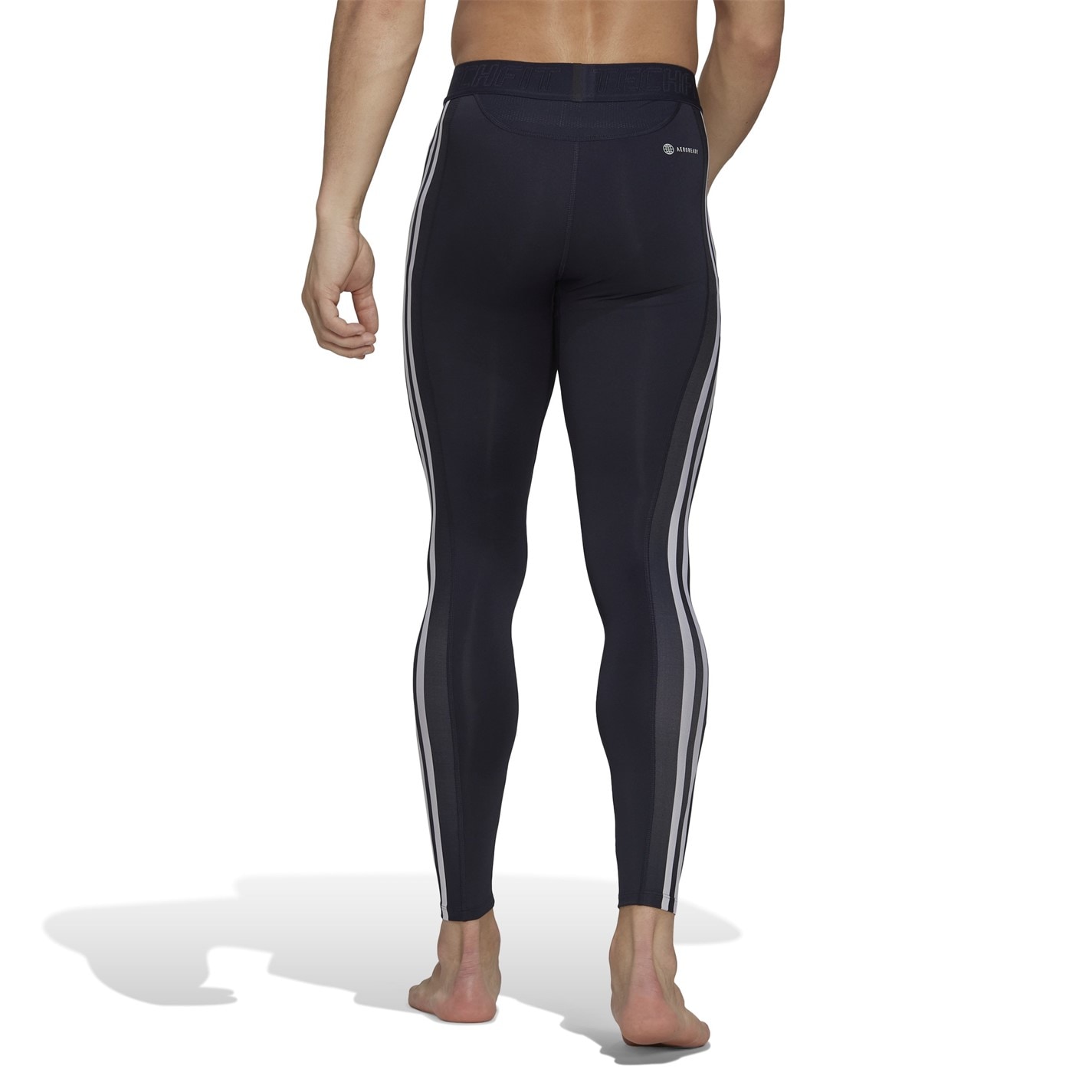 adidas Techfit 3-Stripes Training Long Tights barbat