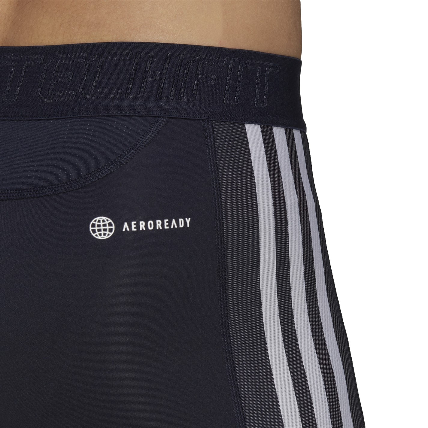 adidas Techfit 3-Stripes Training Long Tights barbat