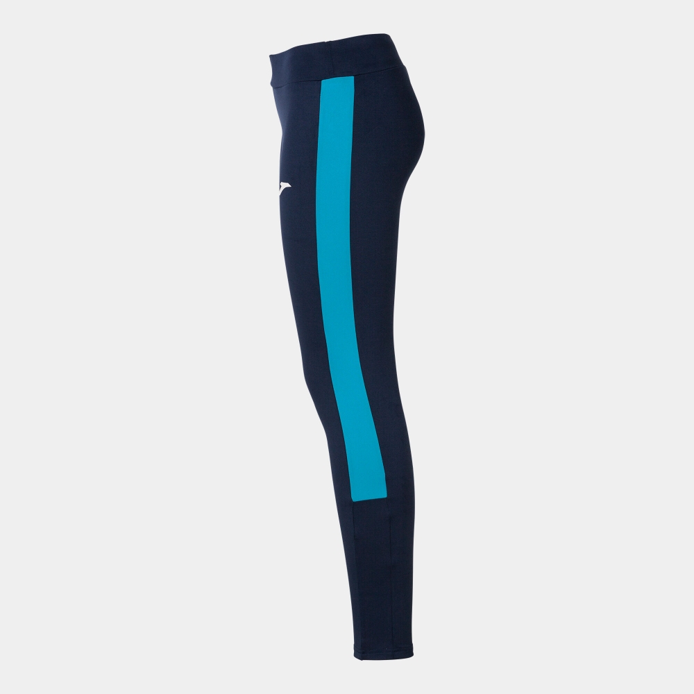 Eco Championship Long Tights Navy Fluor Turquoise Joma