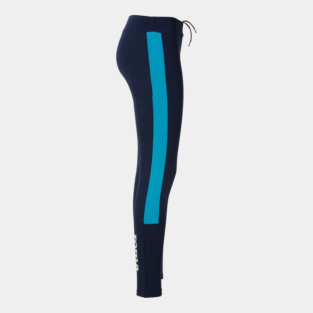 Eco Championship Long Tights Navy Fluor Turquoise Joma