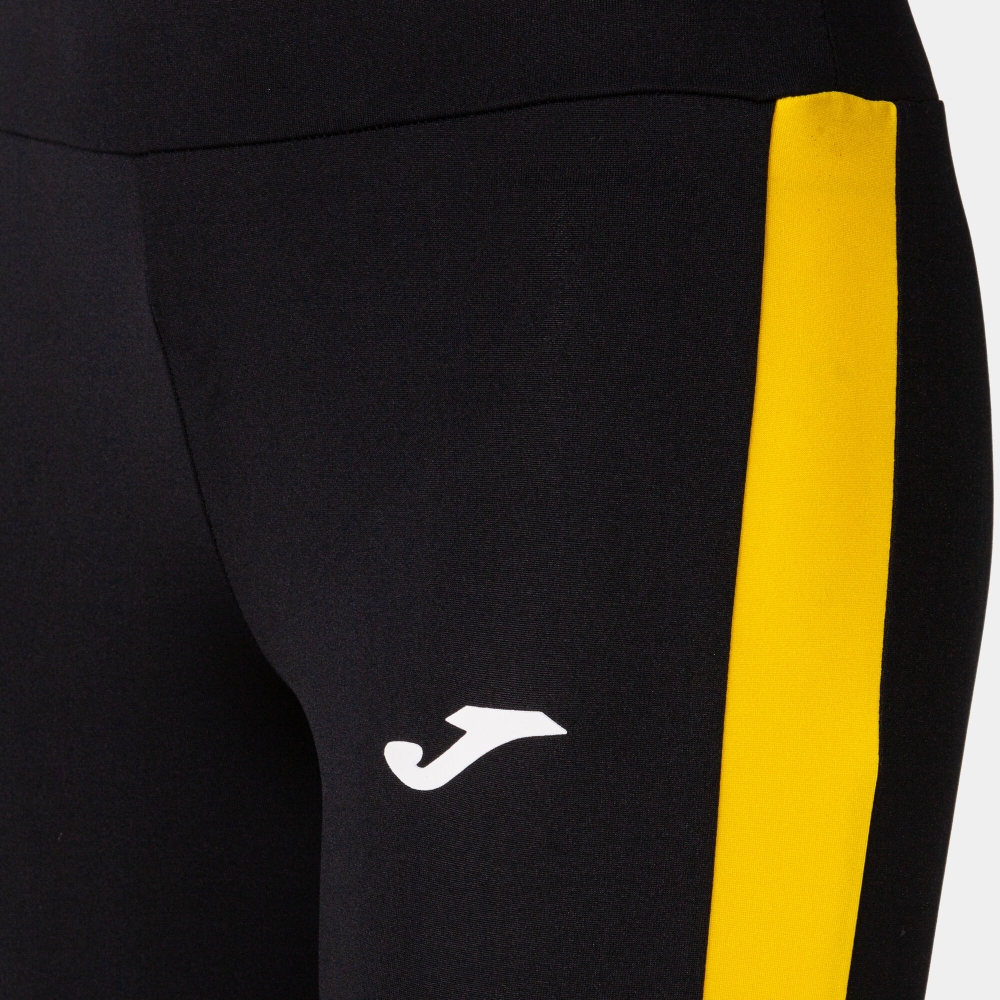 Eco Championship Long Tights Black Yellow Joma