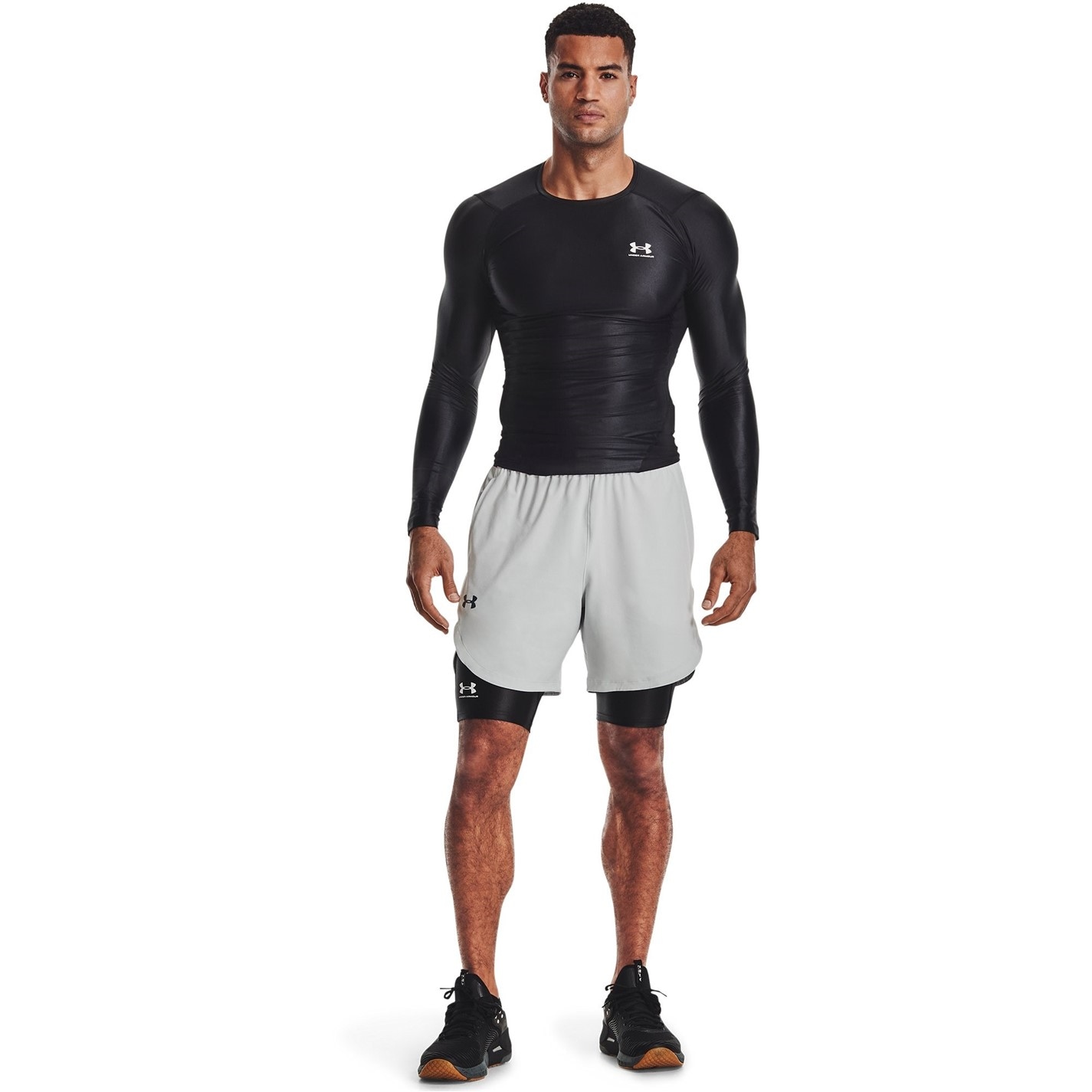 Pantalon scurt Combat Under Armour Armour Ua Hg Isochill Long Baselayer Legging barbat