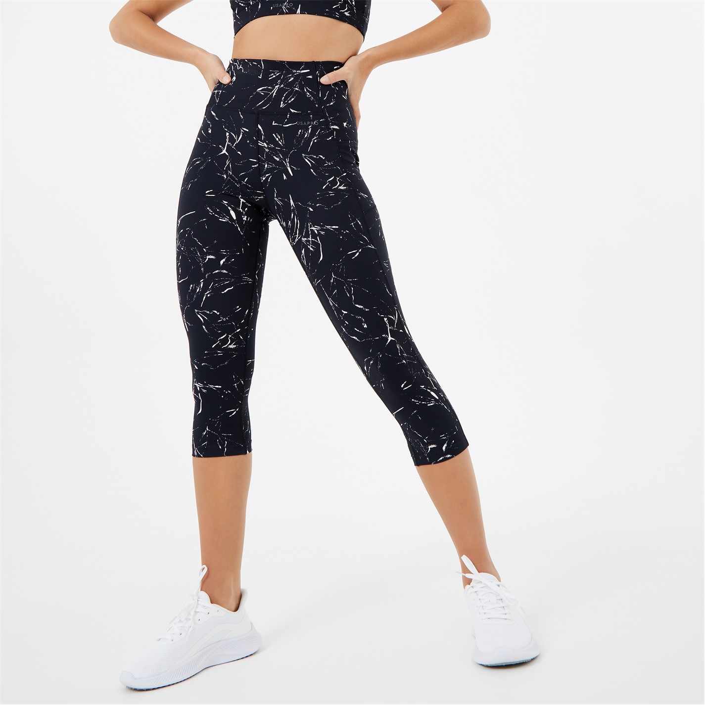 Colant USA Pro High Rise Capri Cropped