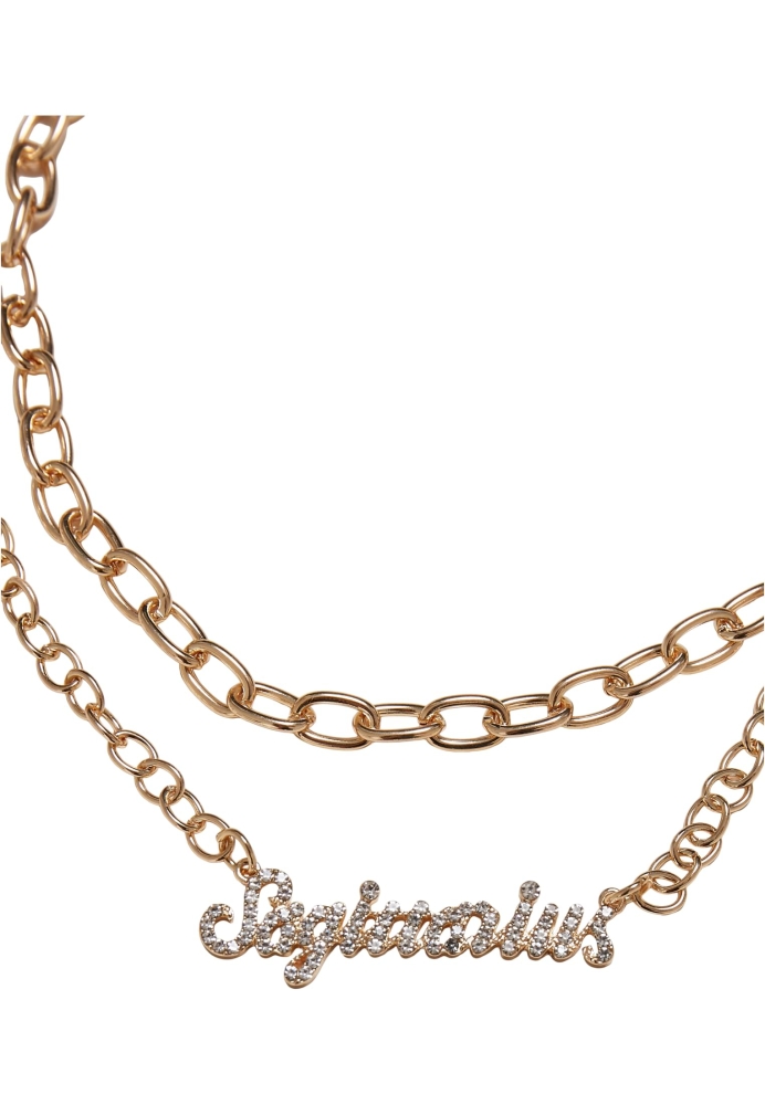 Diamond Zodiac Golden Necklace Urban Classics