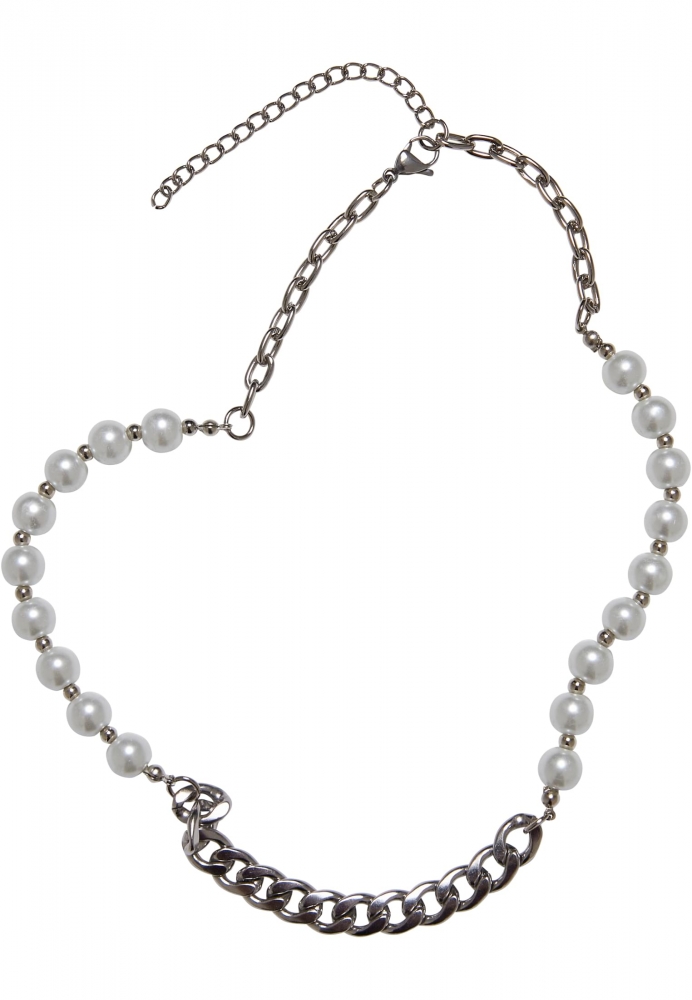 Pearl Various Chain Necklace Urban Classics