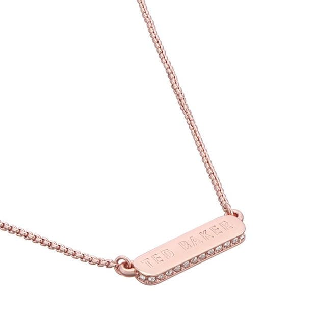 Ted Baker SCARL Sparkle Bar Pendant Necklace