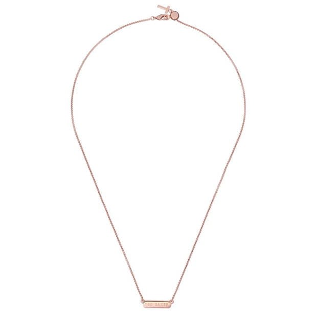 Ted Baker SCARL Sparkle Bar Pendant Necklace