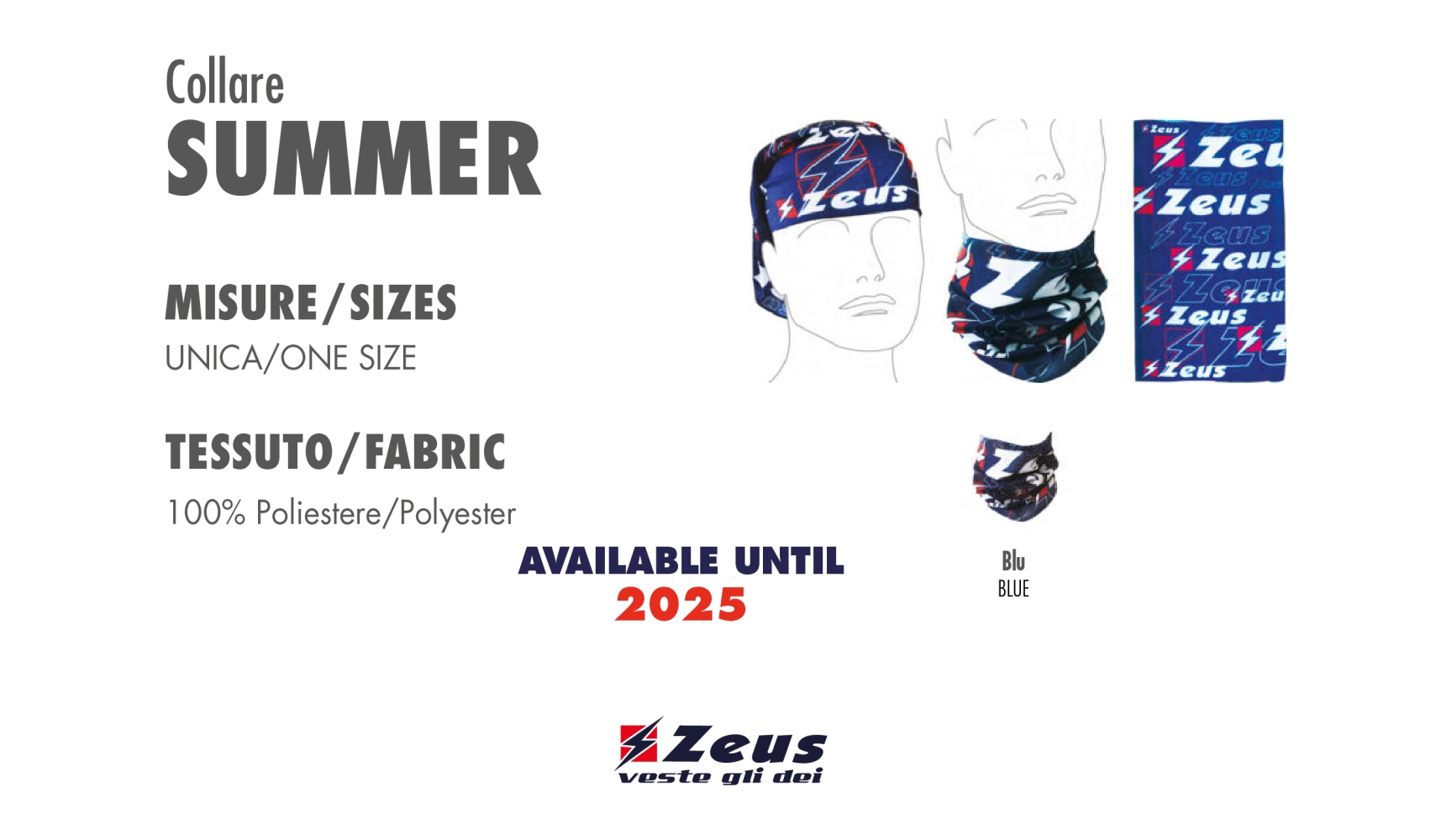 COLLARE SUMMER Zeus bleumarin