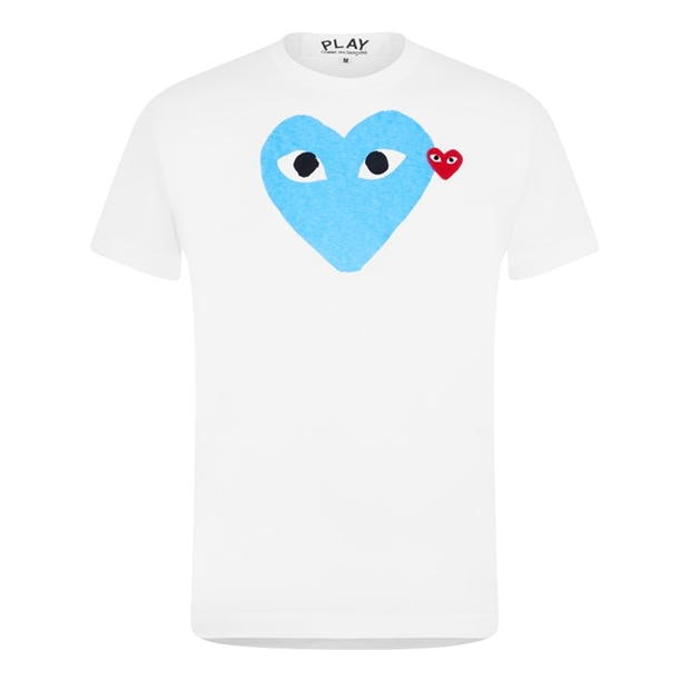 COMME DES GARCONS PLAY Comme Duo Heart T Sn44