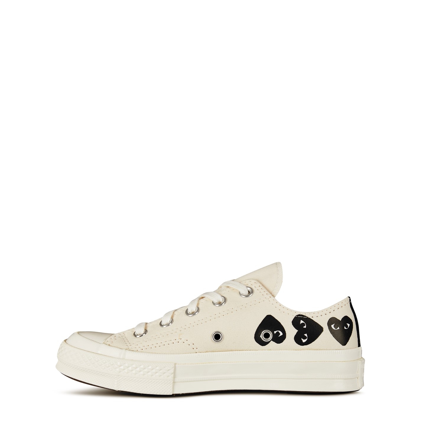 COMME DES GARCONS PLAY Multi Hearts-Print Low-Top Sneakers