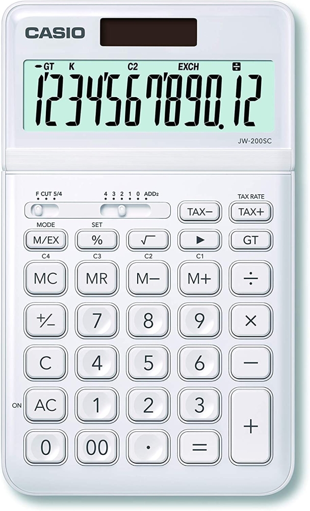 CALCULATORS CASIO JW200SCWE alb