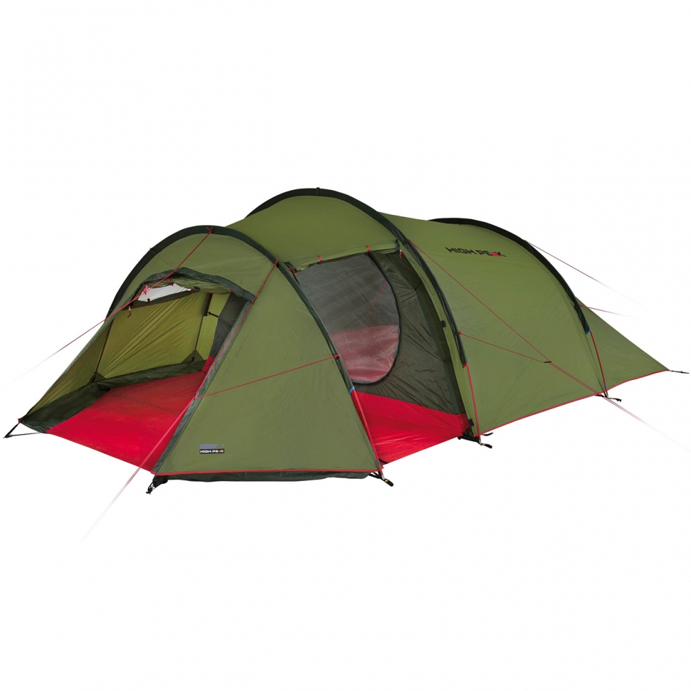 High Peak Falcon 4 tent olive-red 10327