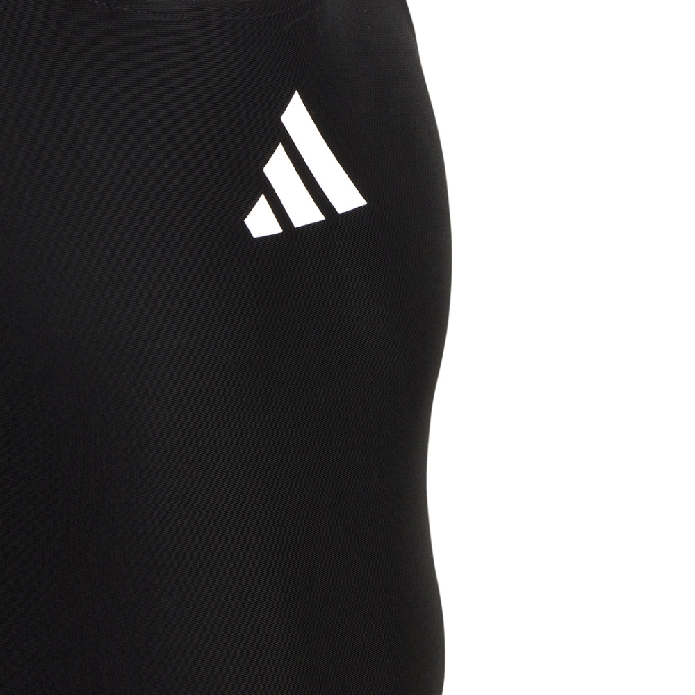 Costum de baie Adidas Solid Small Logo pentru fete negru HR7477