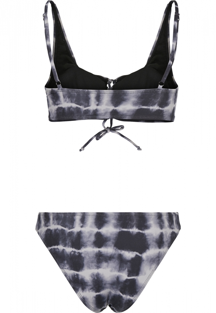 Lace Up Tie Dye Bikini dama Urban Classics