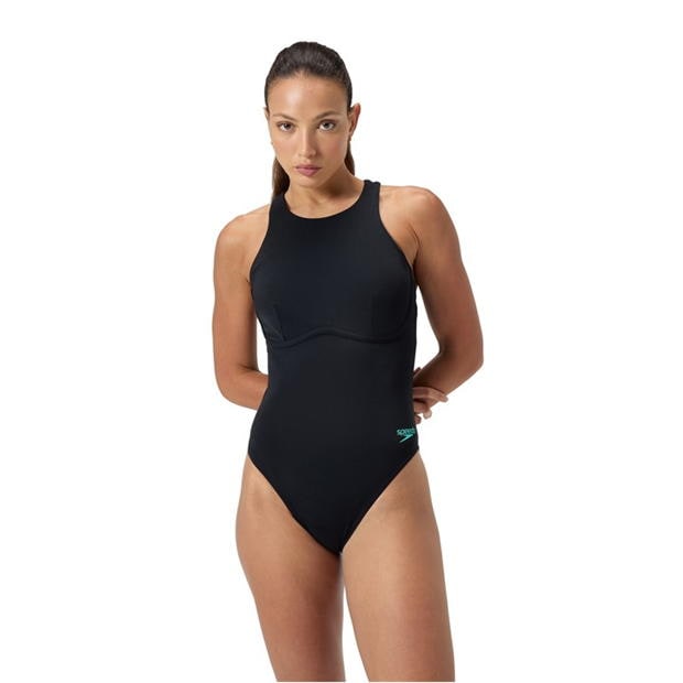 Costum inot Speedo Racer Zip with Built in Swim Bra dama