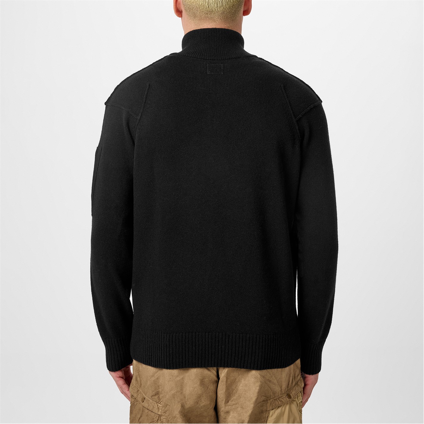 CP COMPANY Lambswool Grs Half-Zipped Knit