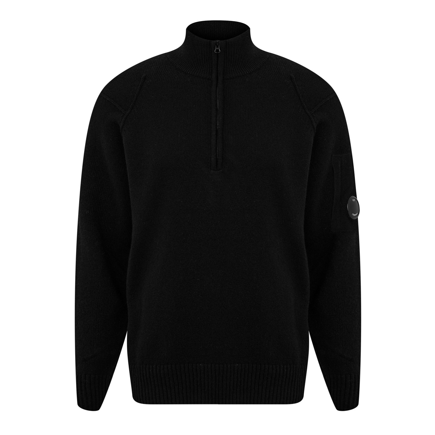 CP COMPANY Lambswool Grs Half-Zipped Knit