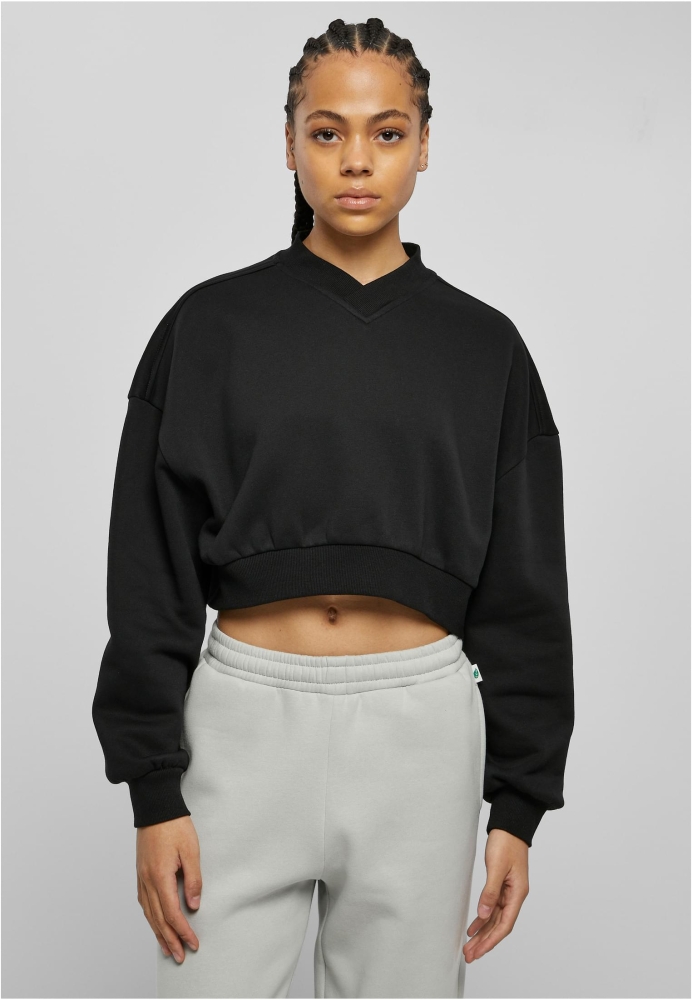 Cropped V-Neck dama Urban Classics