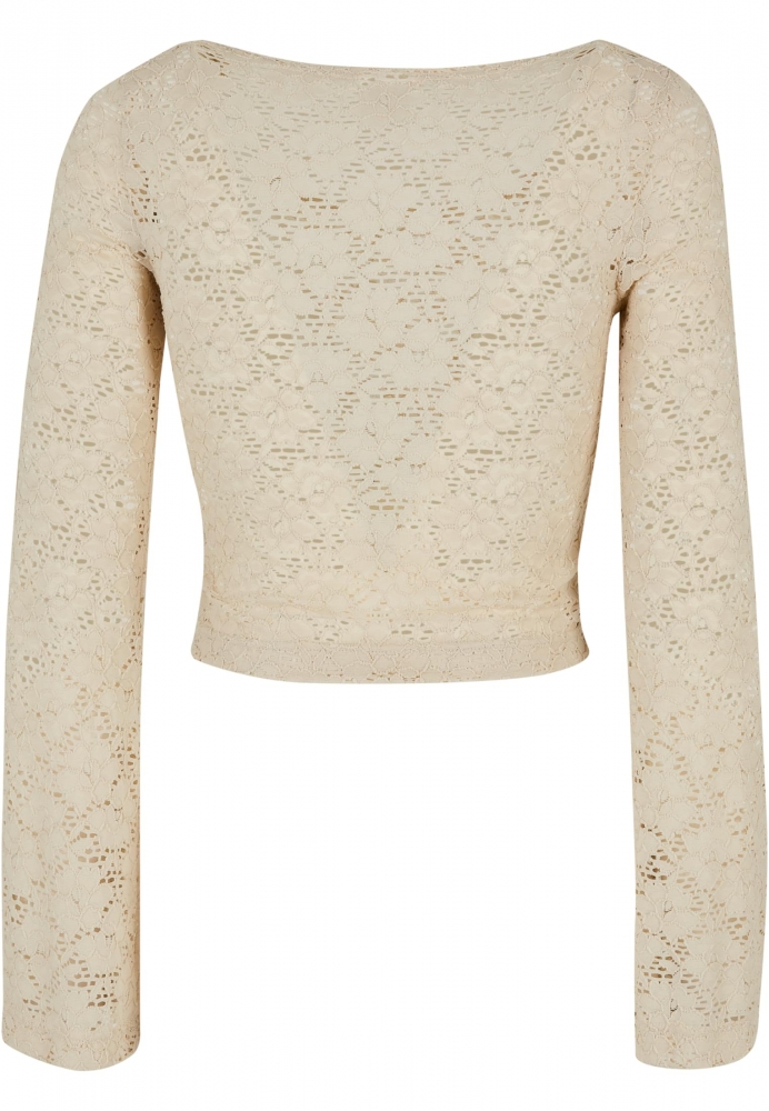 Cropped Lace Longsleeve dama Urban Classics