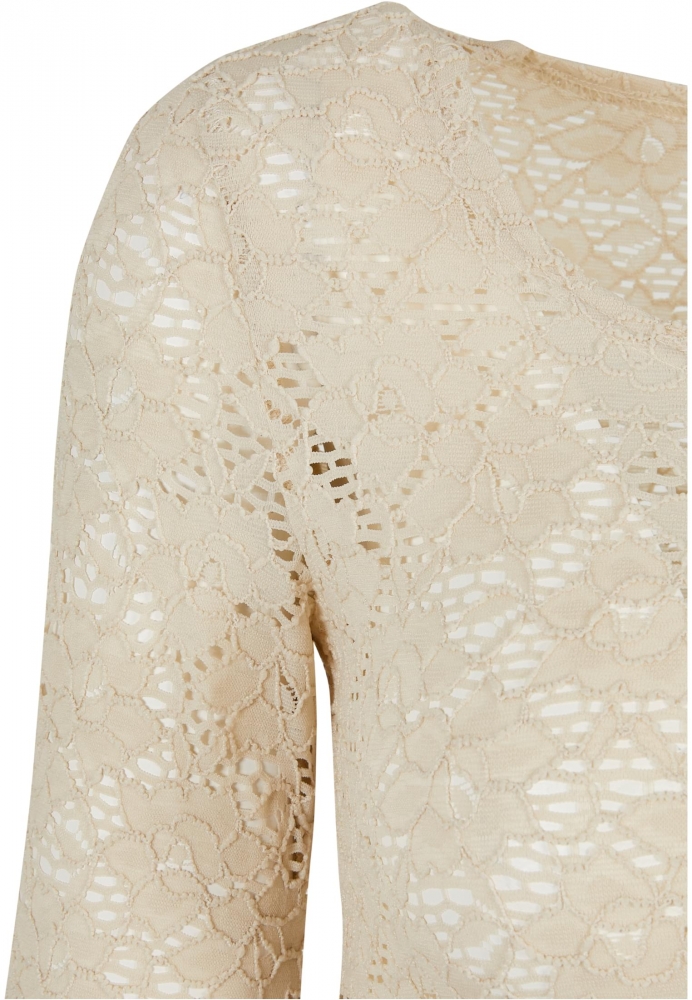 Cropped Lace Longsleeve dama Urban Classics