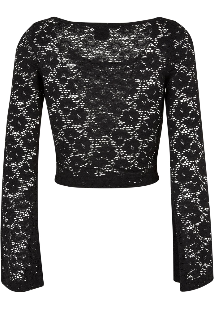 Cropped Lace Longsleeve dama Urban Classics