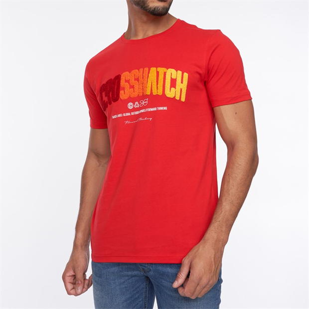 Crosshatch Flocked T Sn99