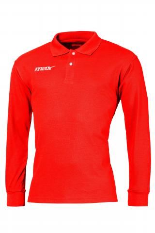 Bluza polo maneca lunga Rosso Max Sport pentru timp liber