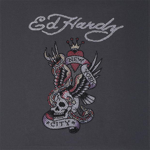 Ed Hardy Ed Nyc Dimnte Crop Ld52