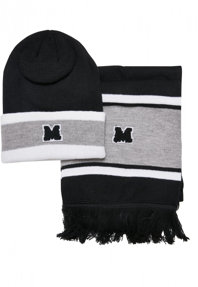 College Team Package Beanie and Scarf Urban Classics