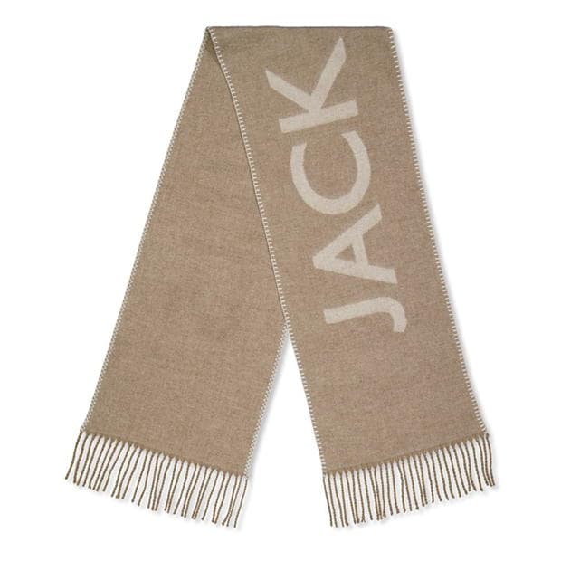 Jack Wills Intarsia Scarf Ld44