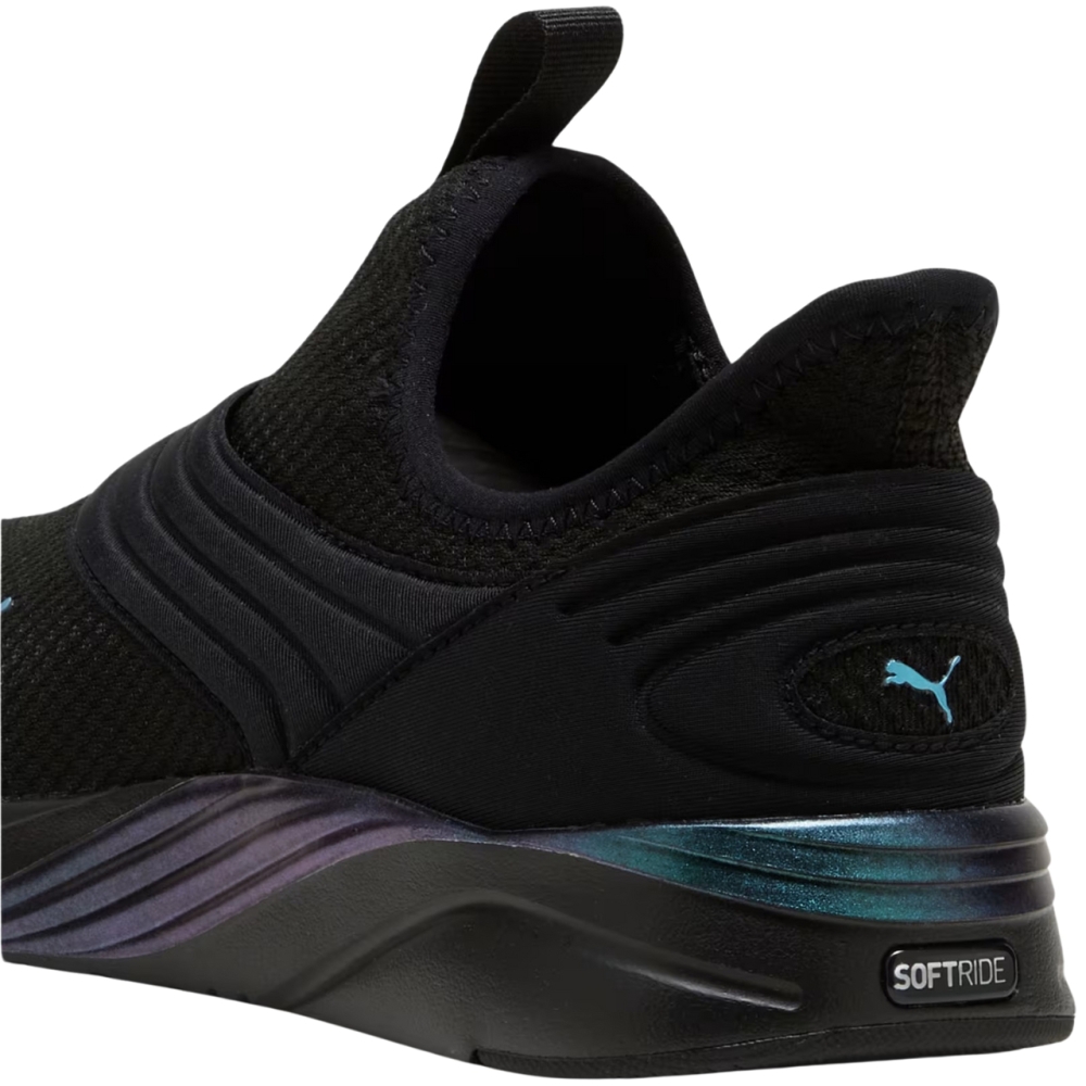 Pantofi dam? Puma Softride Sophia 2 Slip-On Metachromatic negru 379590 01