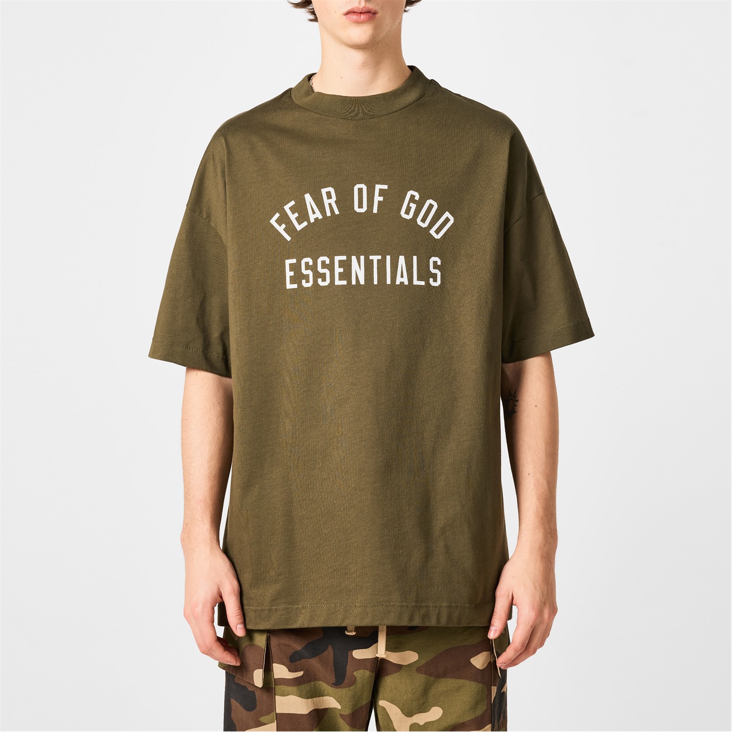 Tricou FEAR OF GOD ESSENTIALS Jersey Crewneck