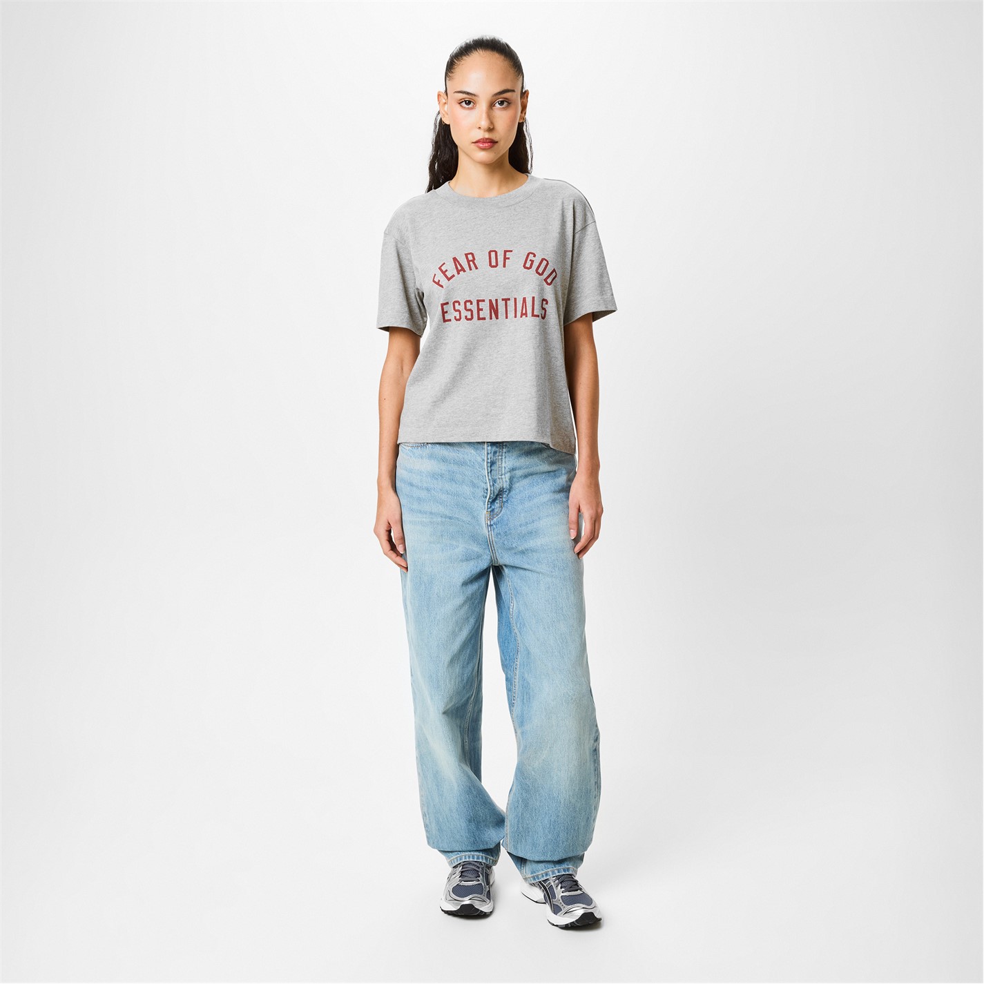 Tricou FEAR OF GOD ESSENTIALS Tri-Blend Crewneck