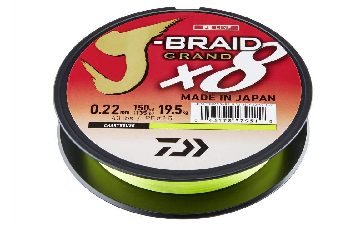 J-BRAID GRAND X8E CHARTR 013MM 8,5KG 270M DAIWA