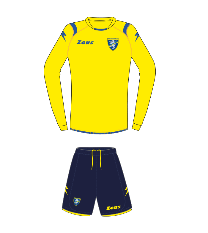 FR ACADEMY 18/19 KIT TRAIN ML Zeus galben albastru roial