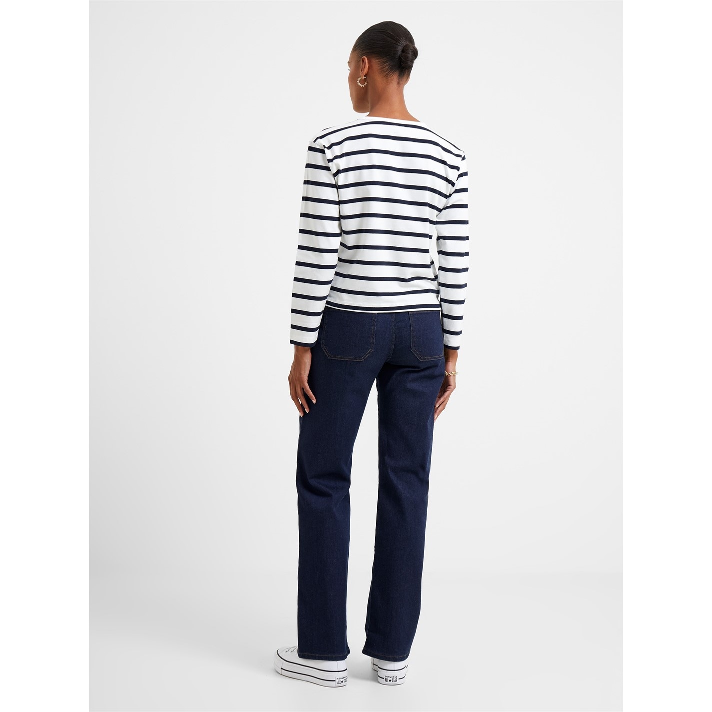 French Connection Maneca Lunga Stripe Top