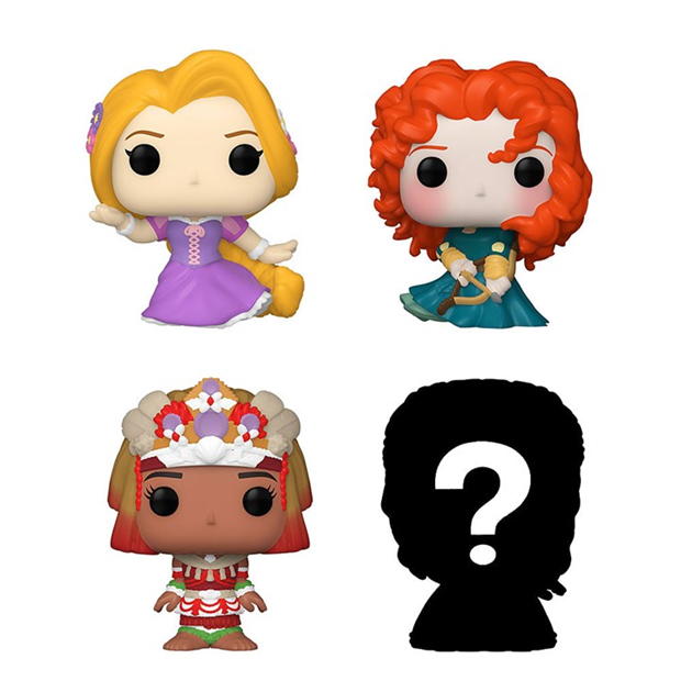 FUNKO Bitty POP: Disney Princess - Rapunzel 4PK