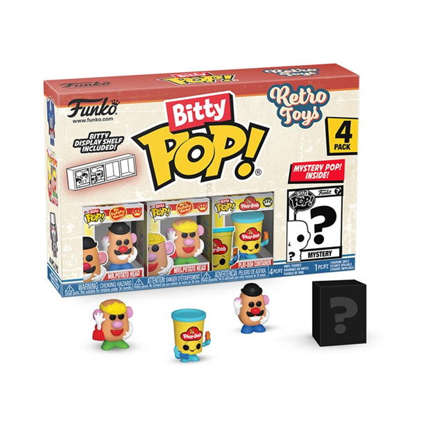 FUNKO Bitty POP: Retro Toys- Mr. Potato Head 4PK