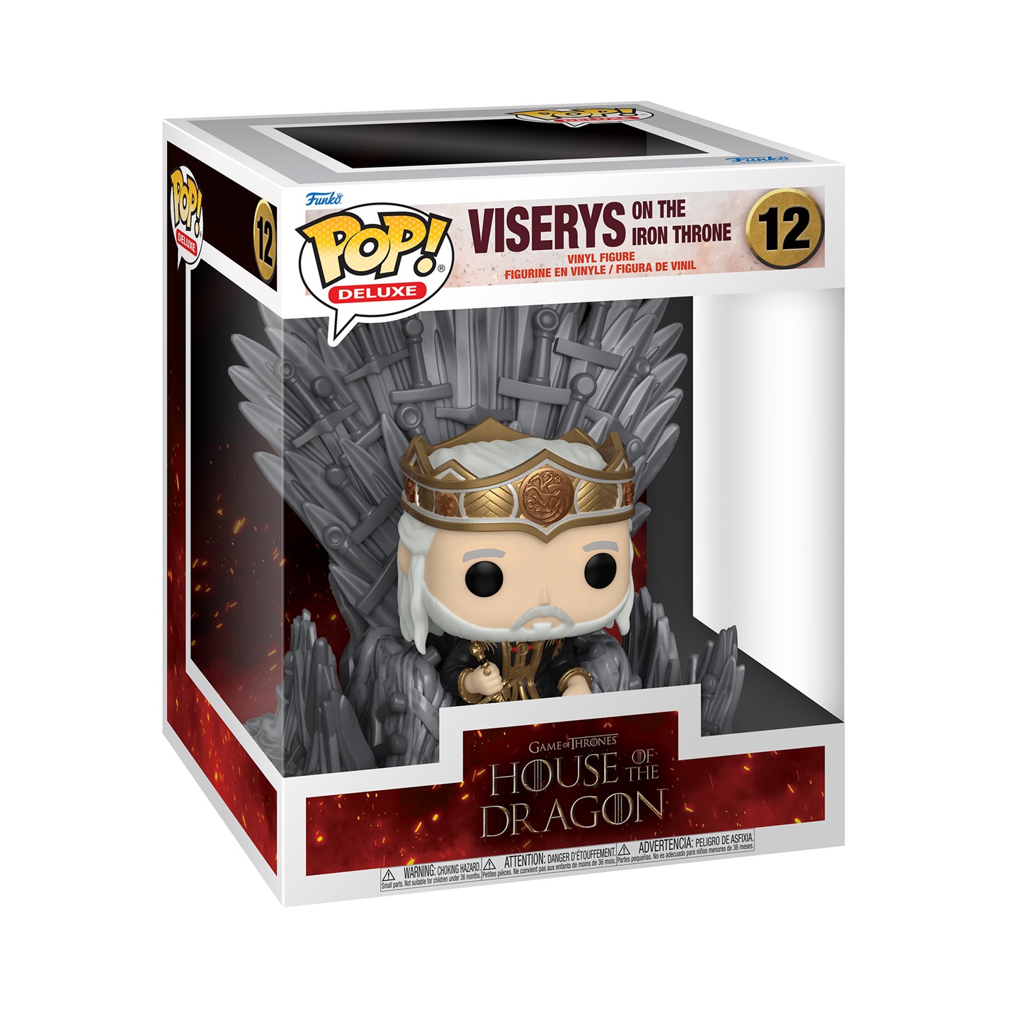 FUNKO POP DLX: HotD S2- Viserys on Throne