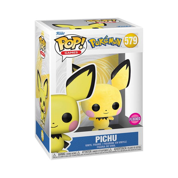 FUNKO POP Games: Pokemon - Pichu (Flocked)