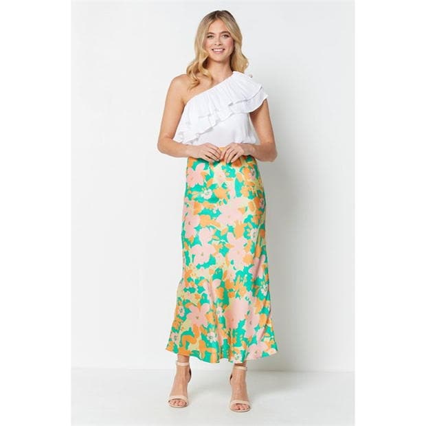 Fusta Be You Tropic Satin Maxi