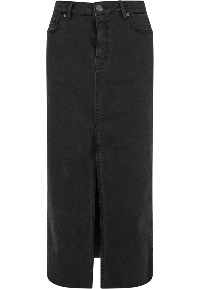 Fusta High Slit Denim dama Urban Classics