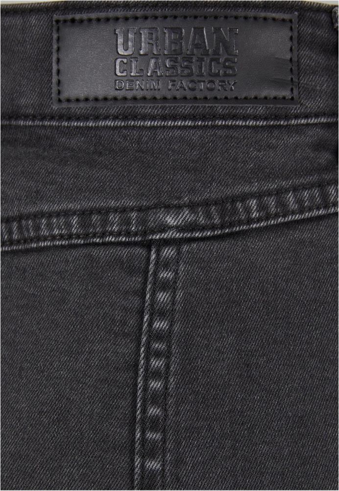 Fusta Organic Stretch Button Denim dama Urban Classics