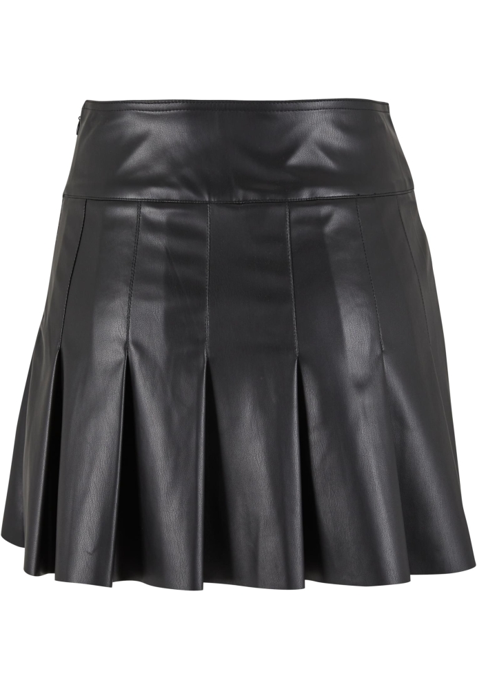 Fusta Synthetic piele Pleated dama Urban Classics