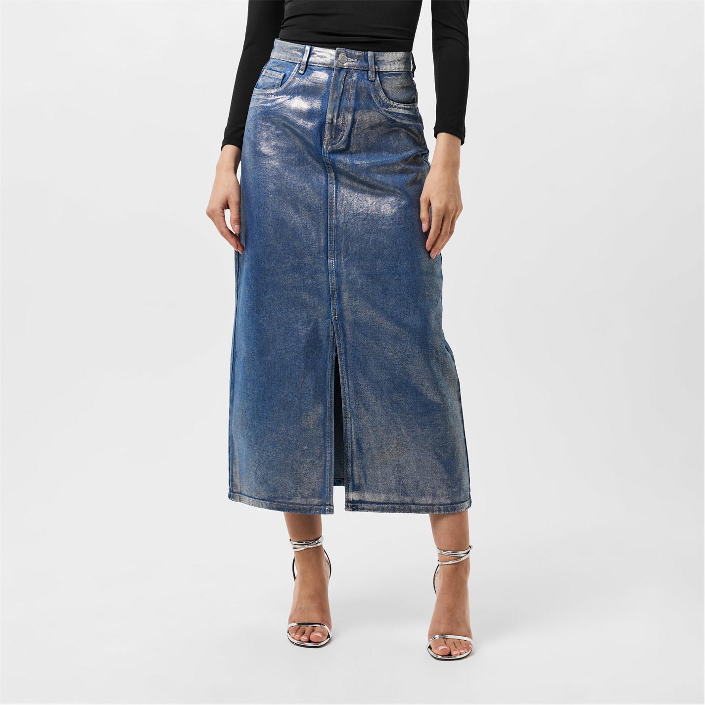 Fusta Vero Moda VM Coated Denim