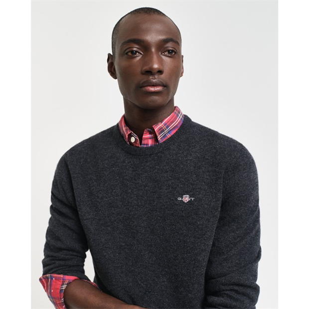 Gant EXTRAFINE LAMBSWOOL C-NECK MARINE S