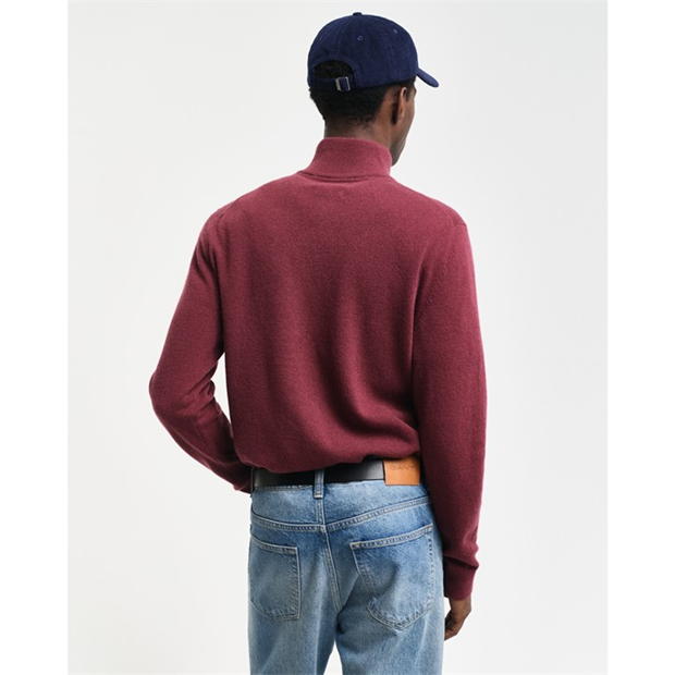 Gant EXTRAFINE LAMBSWOOL HALF ZIP TARTAN