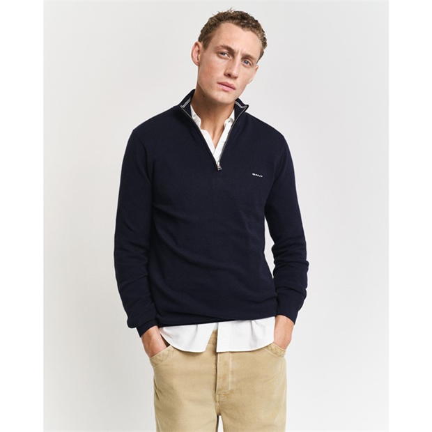 Gant Gant Pique half Zip Sn52