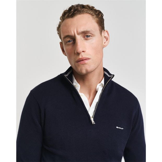 Gant Gant Pique half Zip Sn52